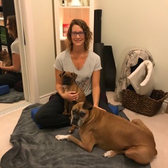 Linz meditation with pups